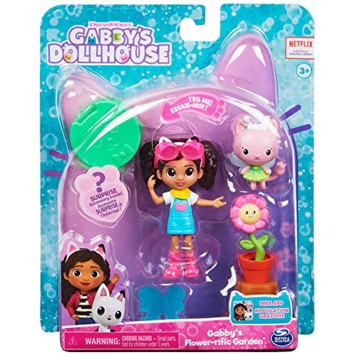 Gabby’s Dollhouse, Flower-Rific Garden Set With 2 Toy Figures, 2 Accessories, Delivery And Furniture Piece, Kids Toys For Ages 3 And Up #TOP1