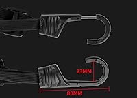 Vista 5 de Cinturón de tensión para portaequipajes, cinta elástica para correas de bicicleta, con gancho ajustable para casco de motocicleta