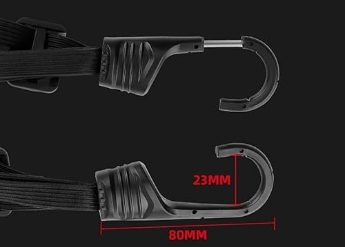 Miniatura 5 de Cinturón de tensión para portaequipajes, cinta elástica para correas de bicicleta, con gancho ajustable para casco de motocicleta