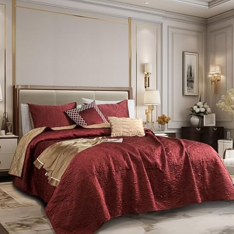 Wonderful Silk Satin Quilt Set Cover