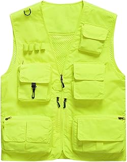 [AOWOFS] フィッシングベスト メッシュベスト メンズ アウトドアベスト ポケット多い 秋 軽量 通気 速乾 多機能 お釣り 撮影 山歩き 射撃 登山服 大きいサイズ ミリタリー 作業着