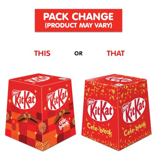 Image of Nestle KitKat Cele-Break, 2 Fingers Mini Gift Box, 15 Units, 15 x 12.1g, 181.5g Box