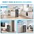 Muhub Water Dispenser with Beverage Cooler, Top Loading Water Dispenser with Hot, Cold & Room 3 Temperature Water Settings, Hot & Cold Water Cooler for Kitchen,Office