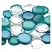 Lillian Rose Guest Book Alternative Aqua Blue Signing Stones