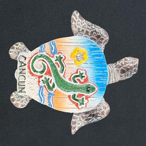 Imán decorativo para nevera con diseño de gecko tropical miniatura 4
