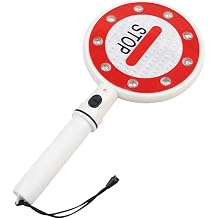 LED Stop Sign, Handheld Traffic Signal Sign, Rechargeable, Sign, Stop Sign, Parking, Traffic Safety, Warning Light, Sign Handheld STOP Lamp, Day and Night