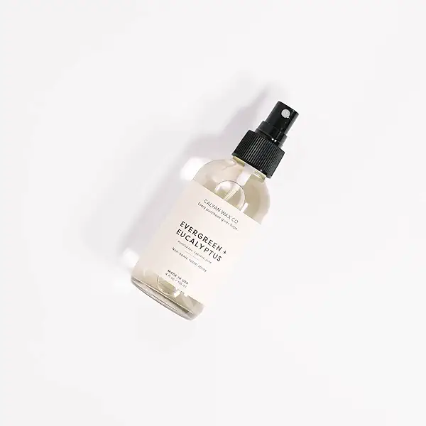 Calyan Wax Co. Evergreen & Eucalyptus Room Spray - Clean Air Freshener - Natural Room Deodorizer - Air Freshener Spray for Home - 4 fl oz 4