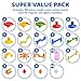 JOYIN Marble Run Premium Set（196 Pcs- Construction Building Blocks Toys, STEM Educational Toy, Building Block Toy(156 Translucent Plastic Pieces+ 40 Glass Marbles)