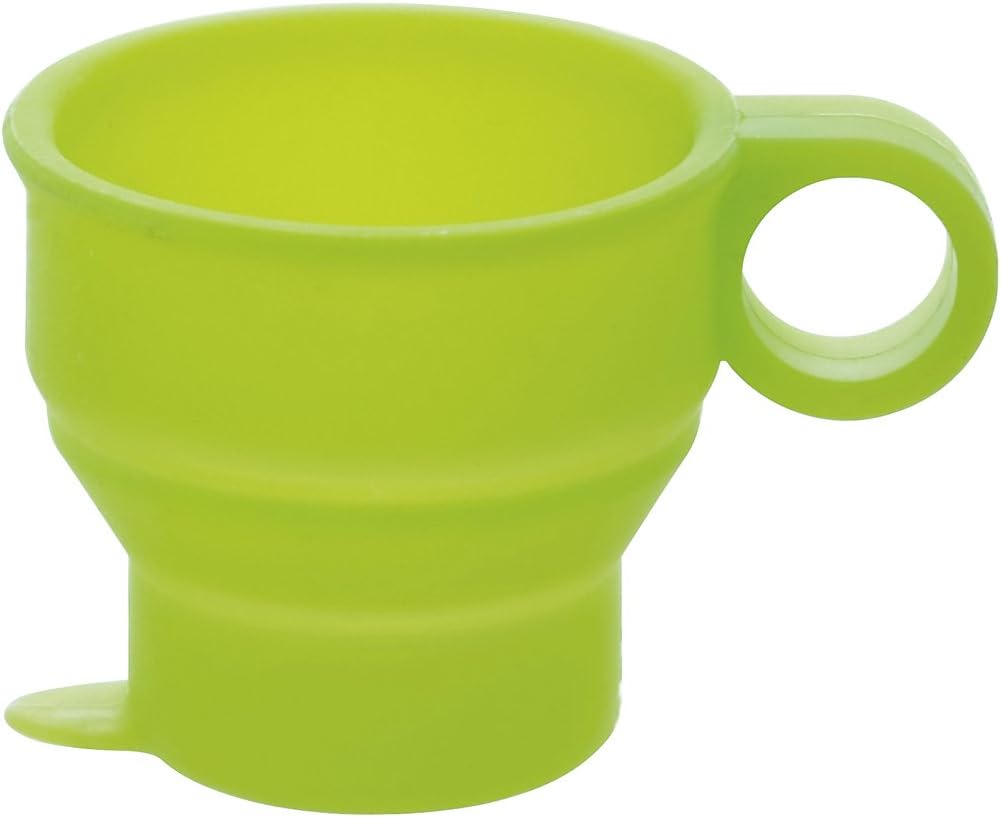 Skater KSL1 Silicone Collapsible Cup, 4.2 fl oz (120 ml) OWN COLOR Green