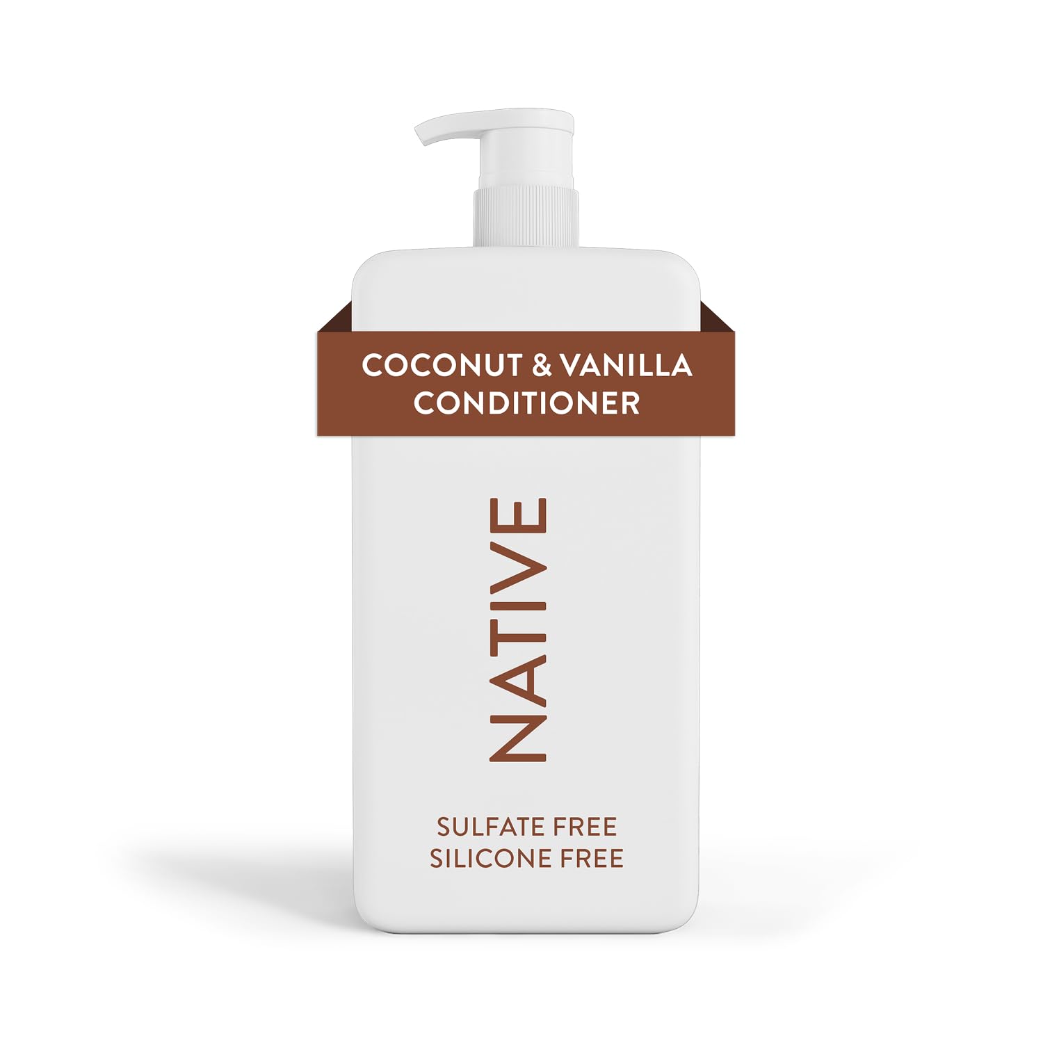 Native Coconut & Vanilla Moisturizing Conditioner Contains Naturally Derived Ingredients - All Hair Types, Color & Treated, Fine to Dry Damaged, Sulphate Free, Silicone Free & Dye Free (487 ml)