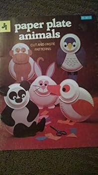 Paperback Paper plate animals: Cut and paste patterns Book