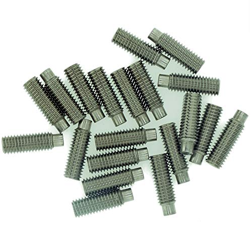 M10 (10mm x 20mm) Hex Socket Grub Screw (Dog Point) - Stainless Steel (A2) (Pack of 10)