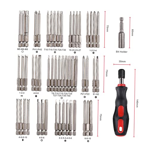 Embouts de tournevis électriques en métal Uonlytech pour visserie et perceuse - 4
