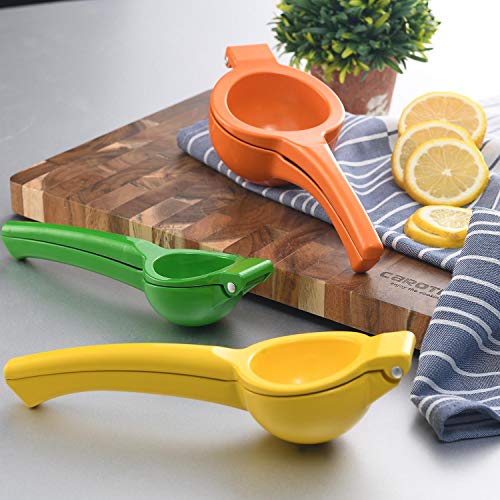 Y-ME Manual Juicer Citrus Lemon Squeezer, Fruit Juicer Lime Press Metal, Professional Hand Juicer Kitchen Tool(Yellow） by Y-me - Image 7