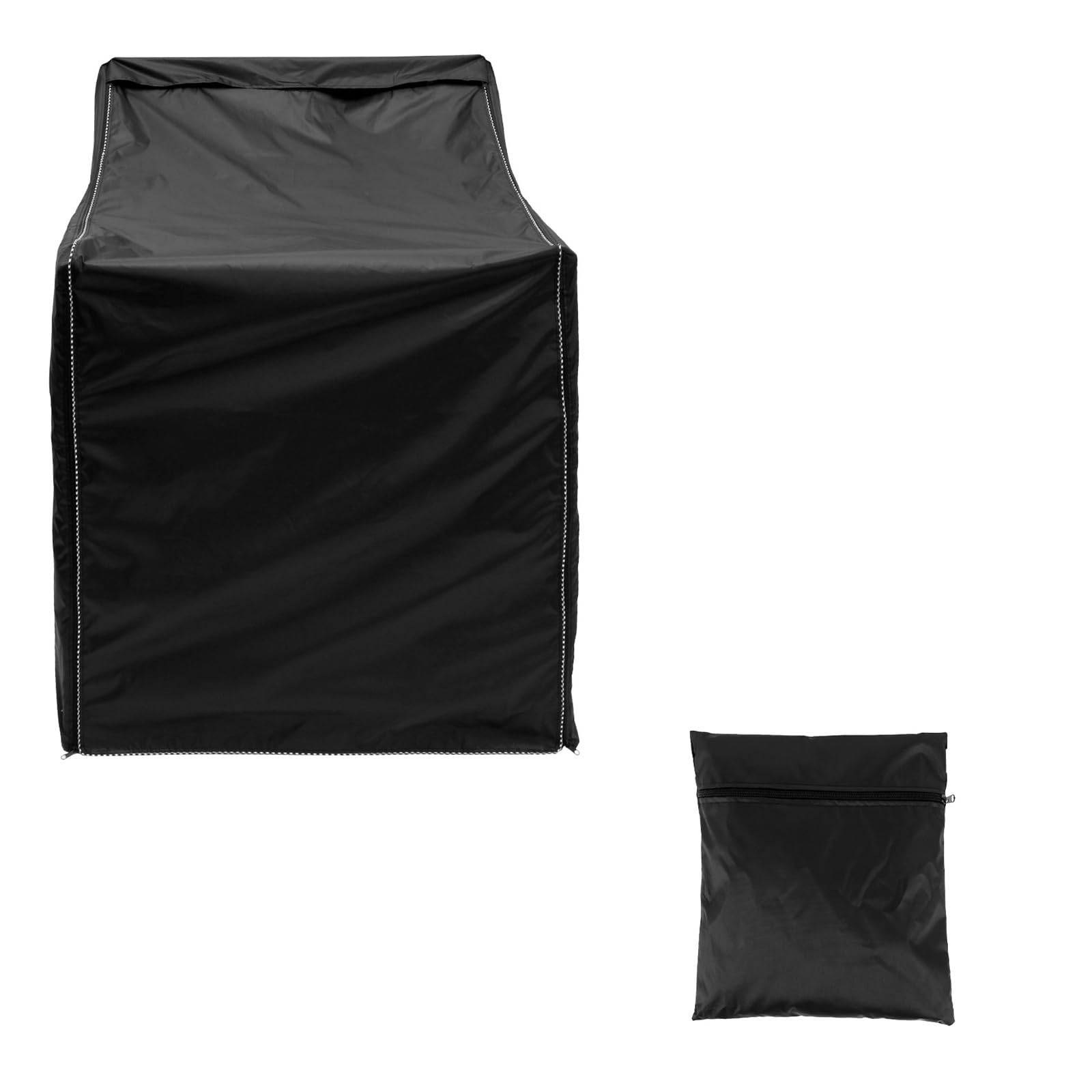 Pokrowiec na pralkę, wodoodporny, 210D Oxford Cloth Dryer, pyłoszczelny, wytrzymały pokrowiec ochronny na pralkę z zamkiem błyskawicznym
