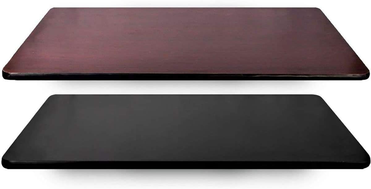 Table Top Rectangular Reversible Laminate for Desk, Office, Restaurant