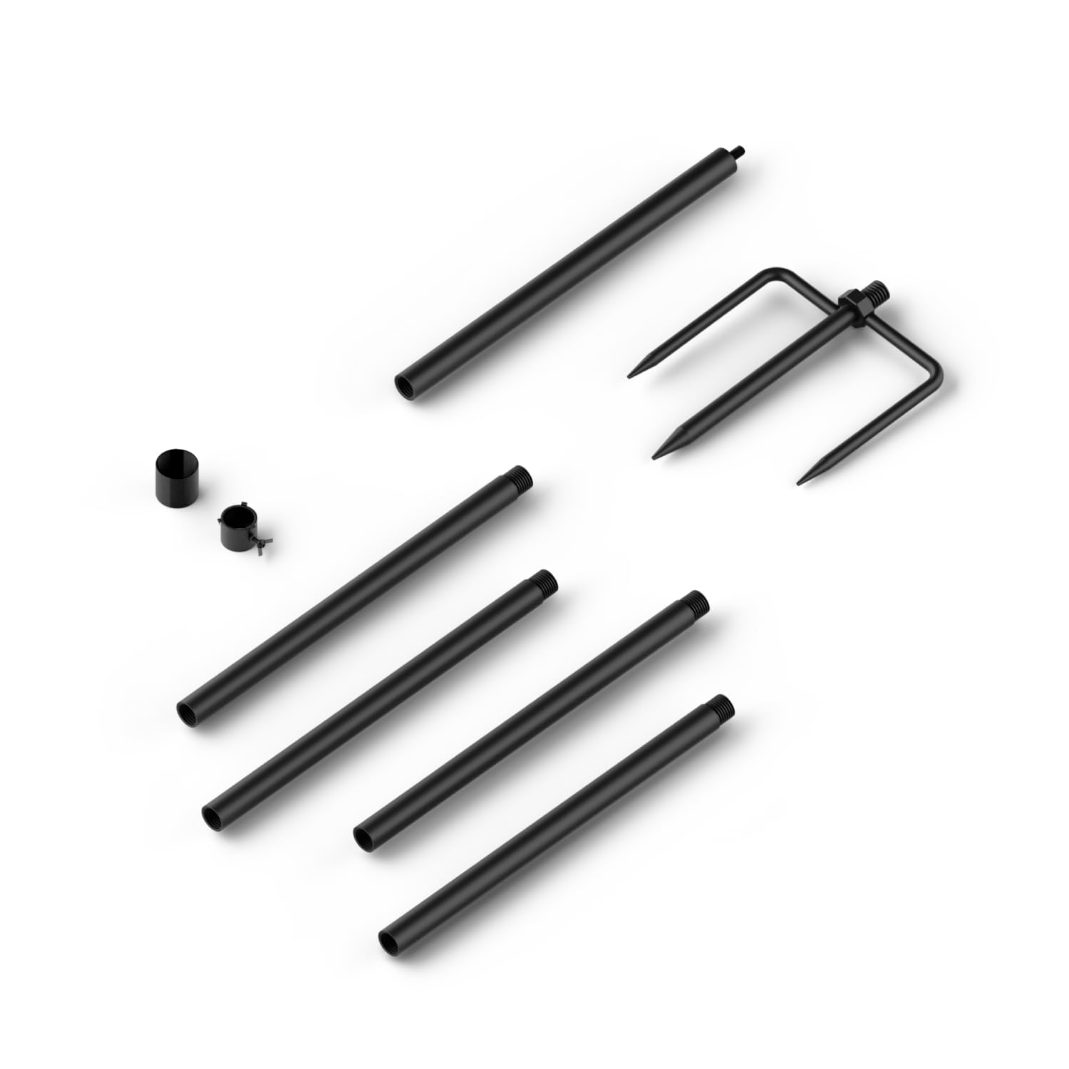 Ressort anti-écureuil sur support de sol de 198 cm pour jardin zen