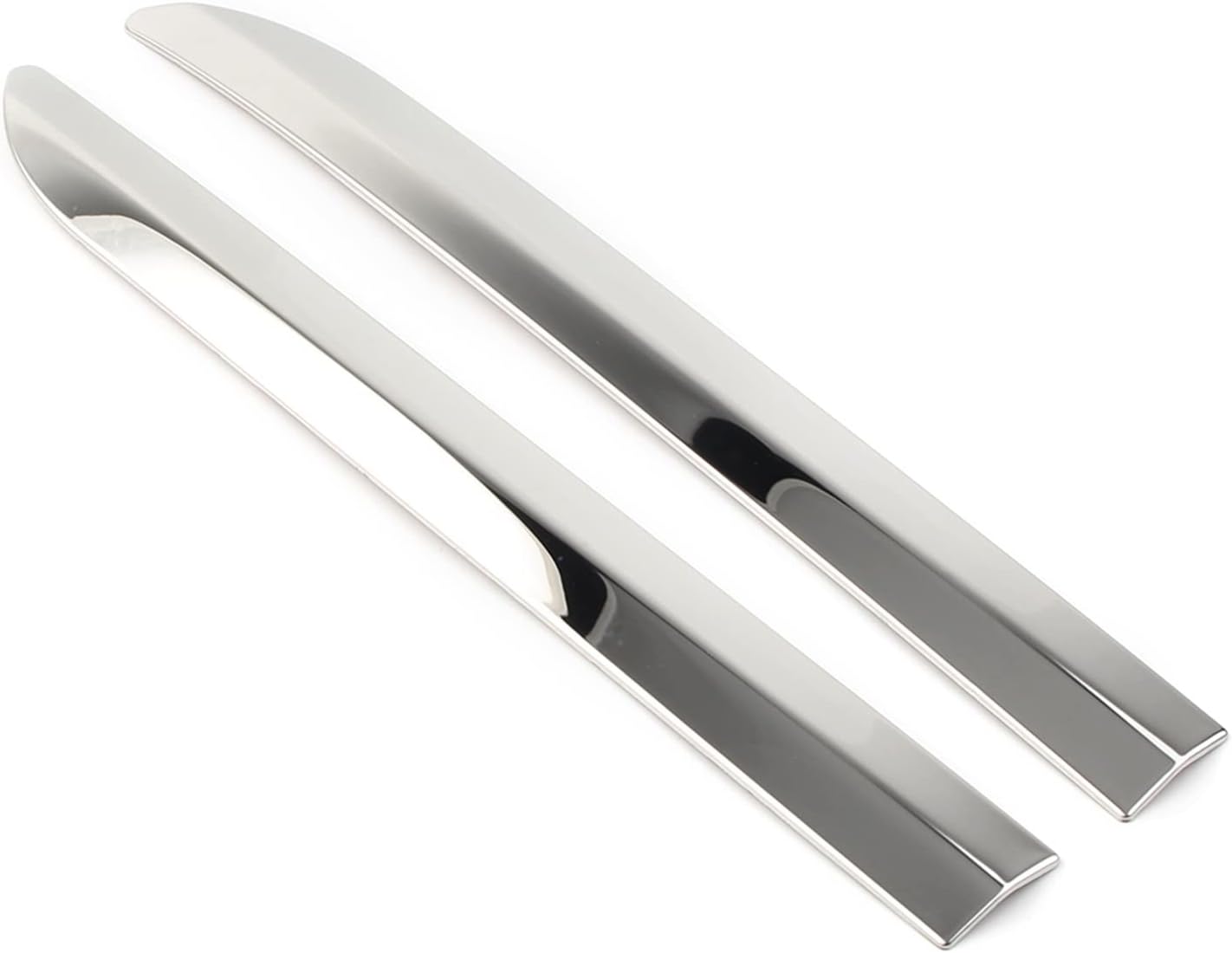 jfqm 2PCS Stainless Steel Car Chrome Rear Around Corner Protector Decoration Cover Trim Fit for 2019-2020 Subaru Forester