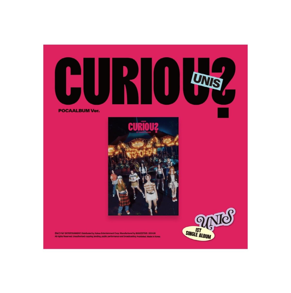 UNIS - 1st Single Album Curious Pocaalbum version