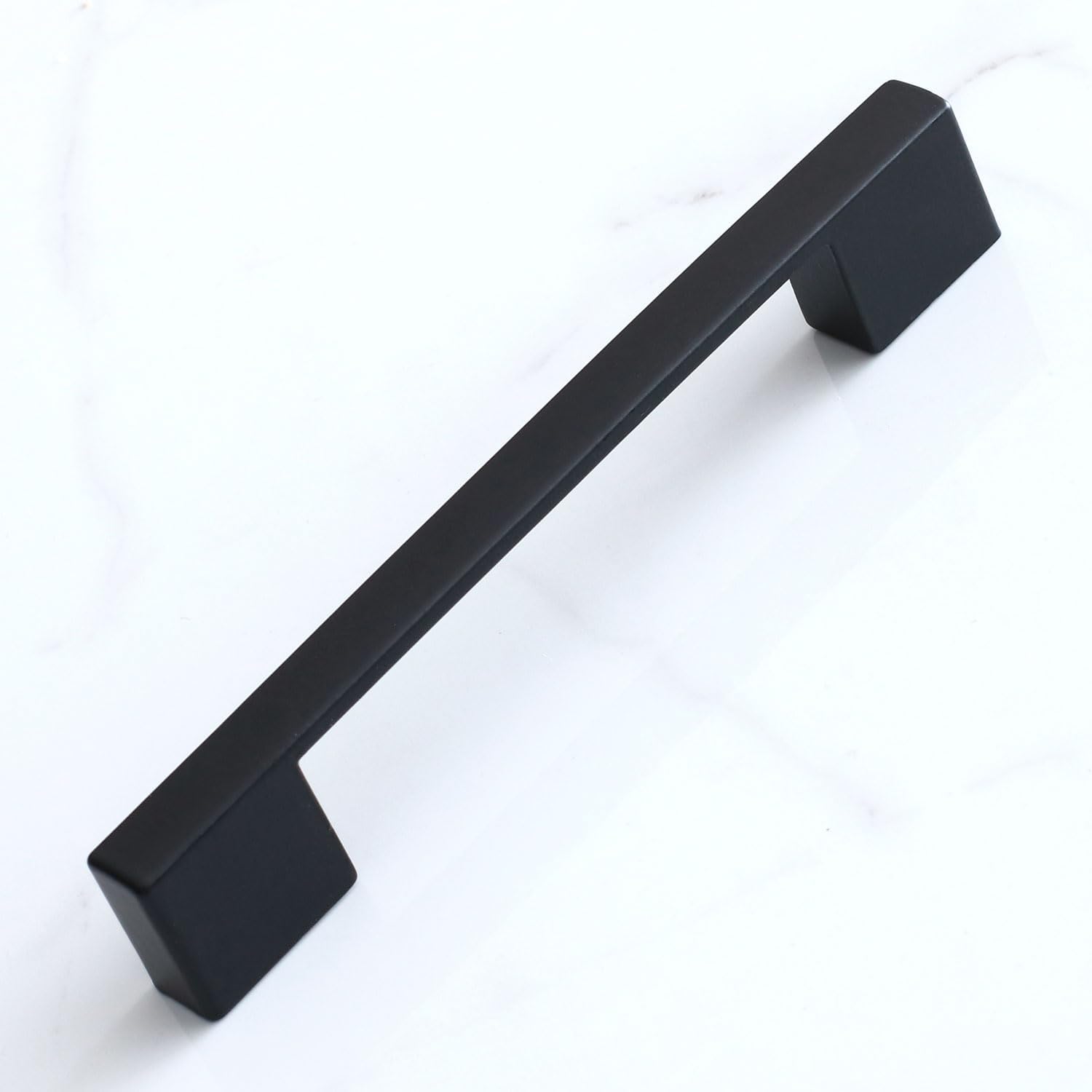Badem10 Kale Kulp 128 mm Siyah Metal Mobilya Mutfak Çekmece Dolap Kulpları Dolabı Kapak Kulbu Kulpu 12.8 cm