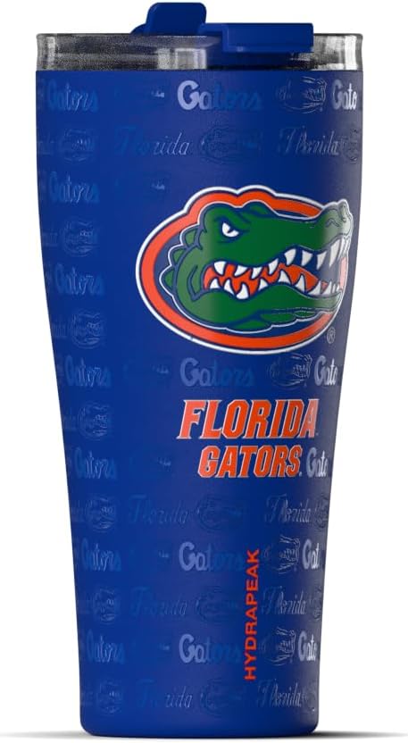 Hydrapeak Officially Licensed Florida Gators Roamer 25 oz Stainless Steel Tumbler, Insulated Tumblers, Water Bottle With Straw - Image 2
