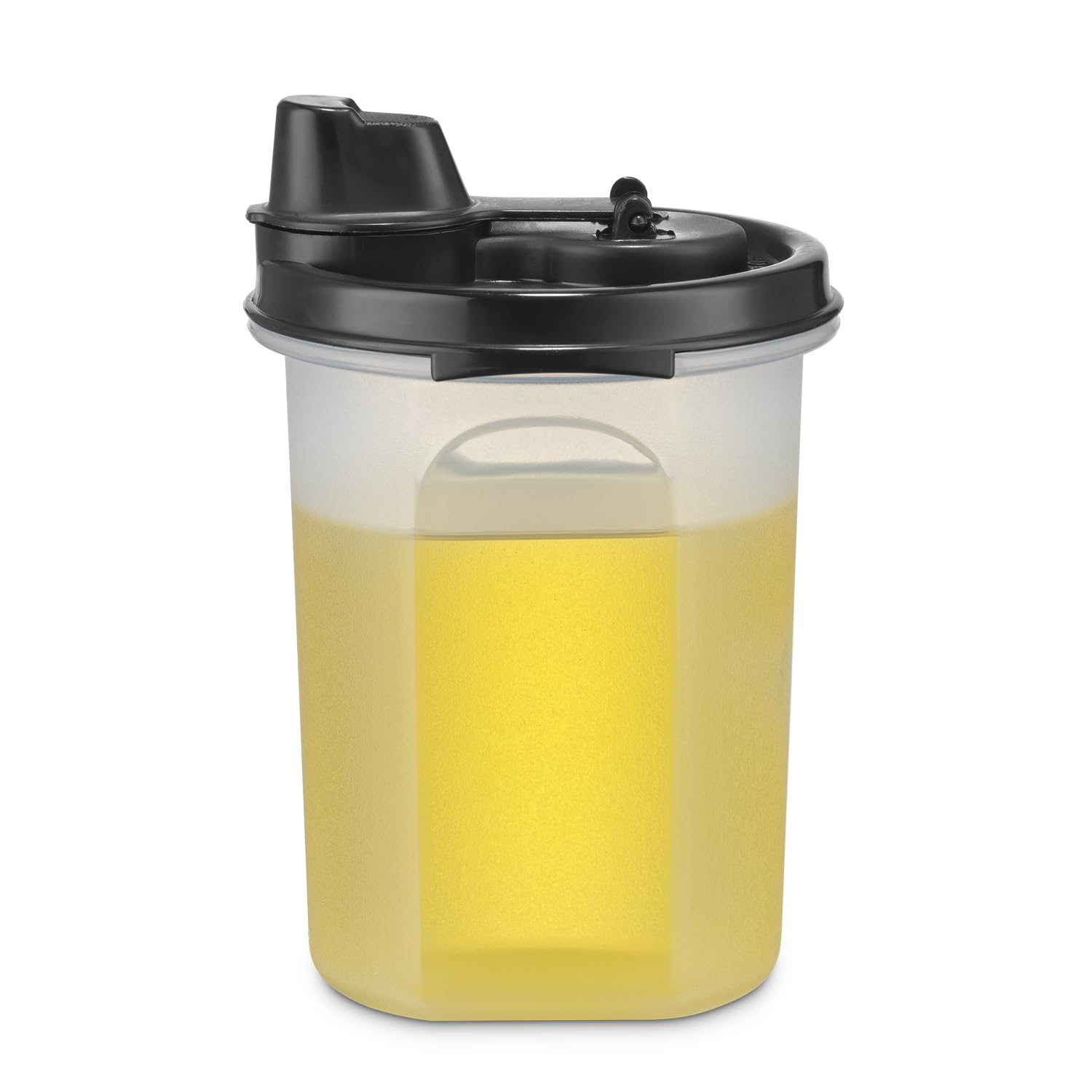 SIGNORA WARE Oil and Vinegar Dispenser –15oz Sauce Bottles for Balsamic Vinegar, Soy Sauce – Salad Dressing Bottles with Easy Pour Spout – Airtight and Leakproof BPA-Free Plastic Containers