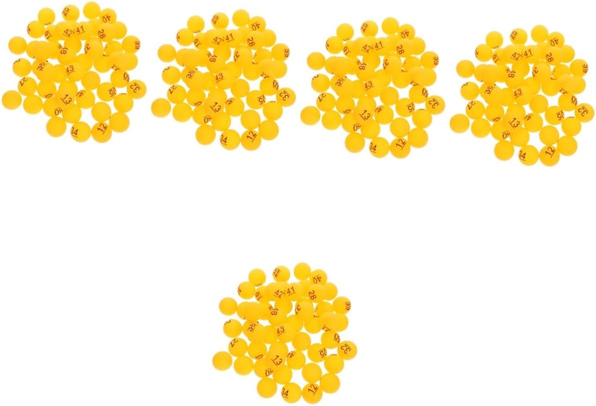 Unomor 250pcs Table Tennis Pong for Raffle Draws and Party Games for Competition and Training Activities