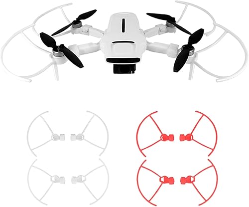 Miniatura 5 de SeiZed 816 piezas de repuesto para hélices de dron, hélice CWCCW de liberación rápida para accesorios FIMI X8 Mini (Color blanco Combo 2)