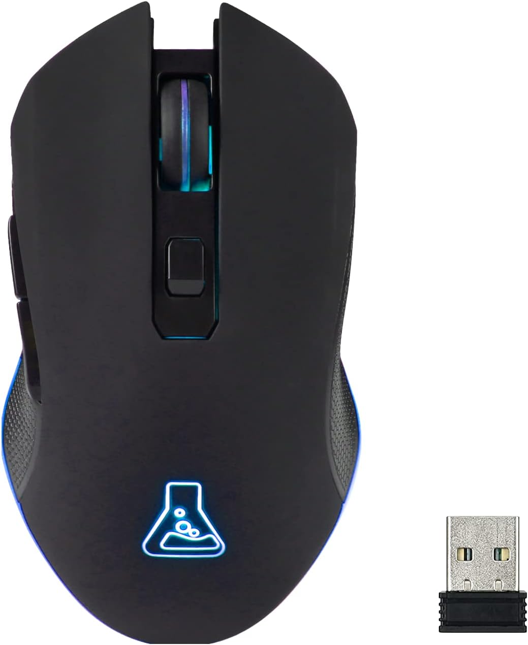 The G-Lab - Kult Helium Wireless Gaming Mouse for PC Gamer, Rechargeable Wireless Gaming Mouse 3200 Dpi, 7 Colors Backlit Gaming Mouse, PC/PS5/Xbox (Wireless)