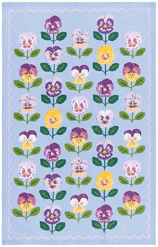 Danica Jubilee Pansy Cotton Dishtowel