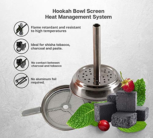 DOJA Barcelona | Shisha Kopf Kaminaufsatz | Durchmesser 9,5cm Stahl | Hookah Kamin Phunnel Schornsteintopf… – Bild 5