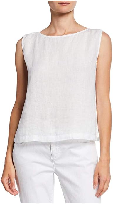 Eileen fisher linen tank tops Clearance