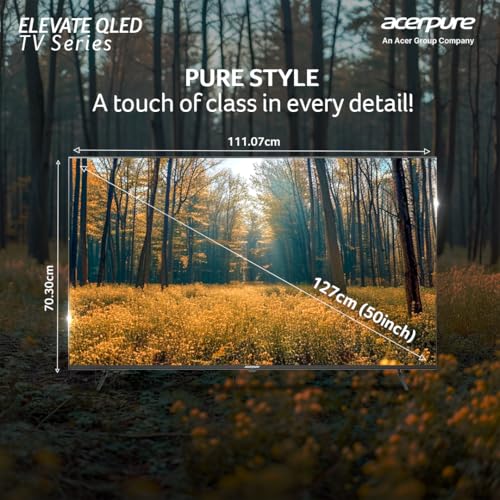 Image of Acerpure 127 cm (50 inch) Elevate Series Ultra HD 4K QLED Smart Google TV AP50UG51QEVTD