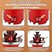 Mini Chocolate Fondue Fountain, Mini Chocolate Melting Pot, MIni Warmer Machine for Milk Chocolate, Cheese, Butter, Candy
