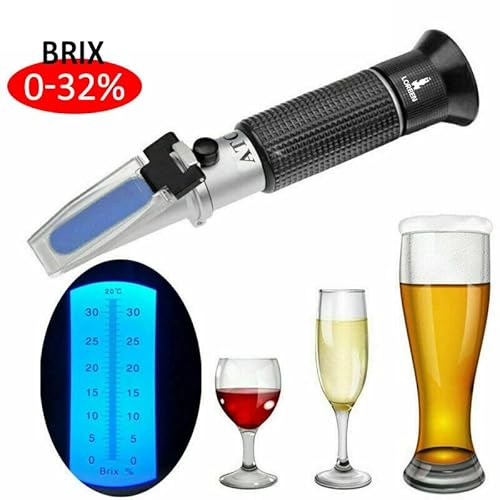Refratômetro Brix Fruta Caldo Café Bebida Sucos Cerveja Óleo GT427 - Lorben