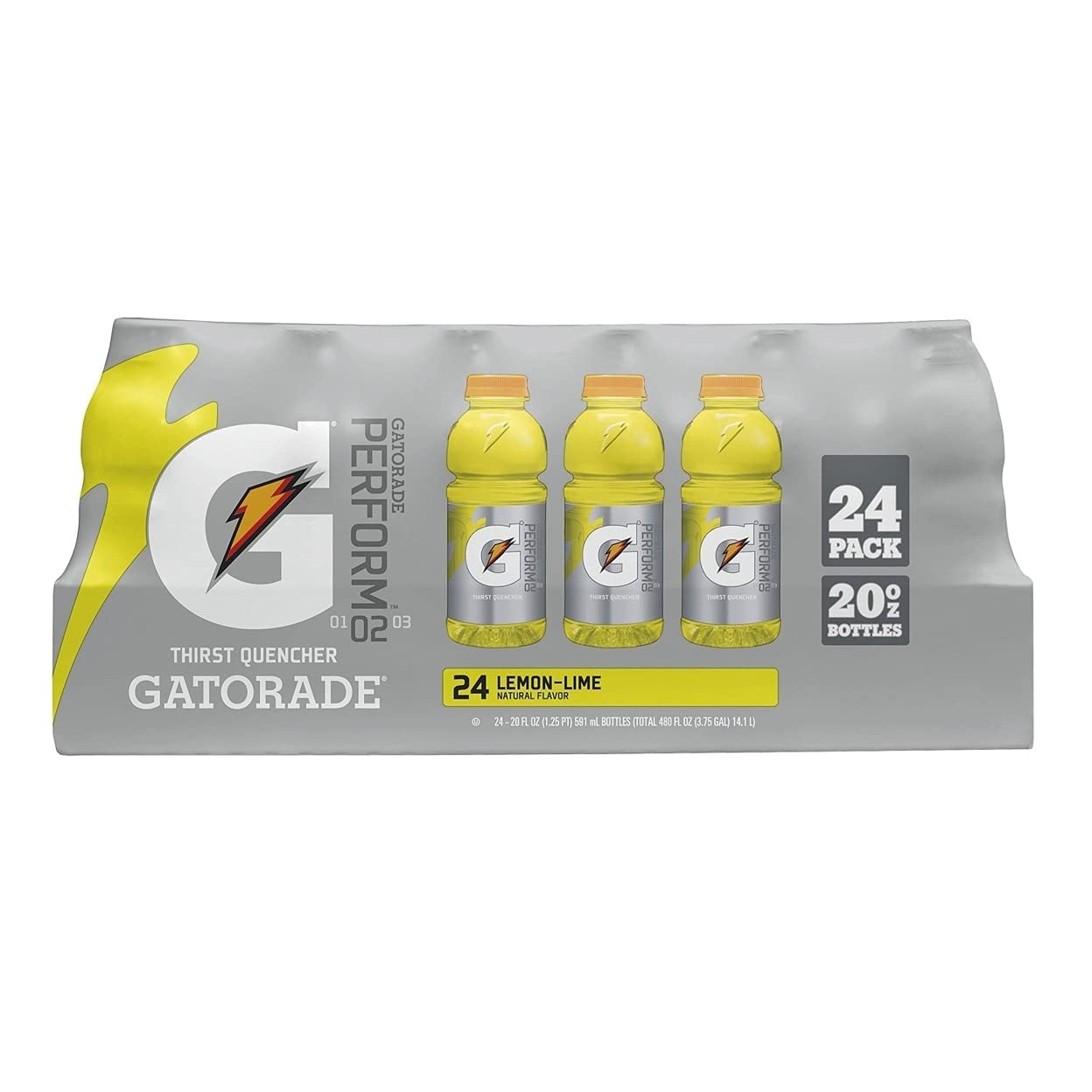 Gatorade Lemon Lime 24 20oz Bottles