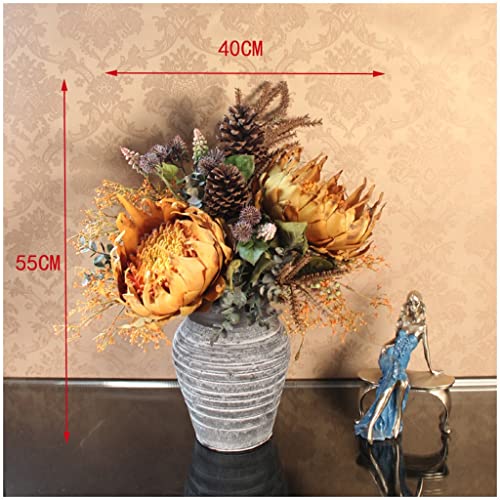 Lmmddp Sunflower Bouquet Simulation Flowers Living Room Decoration Sunflower Bridal Wedding Bouquet #TOP2