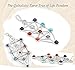 Sinymilk The Qabalistic Tarot Tree of Life Pendant Jewish Kabbalah Necklace Healing Energy Gemstone Talisem