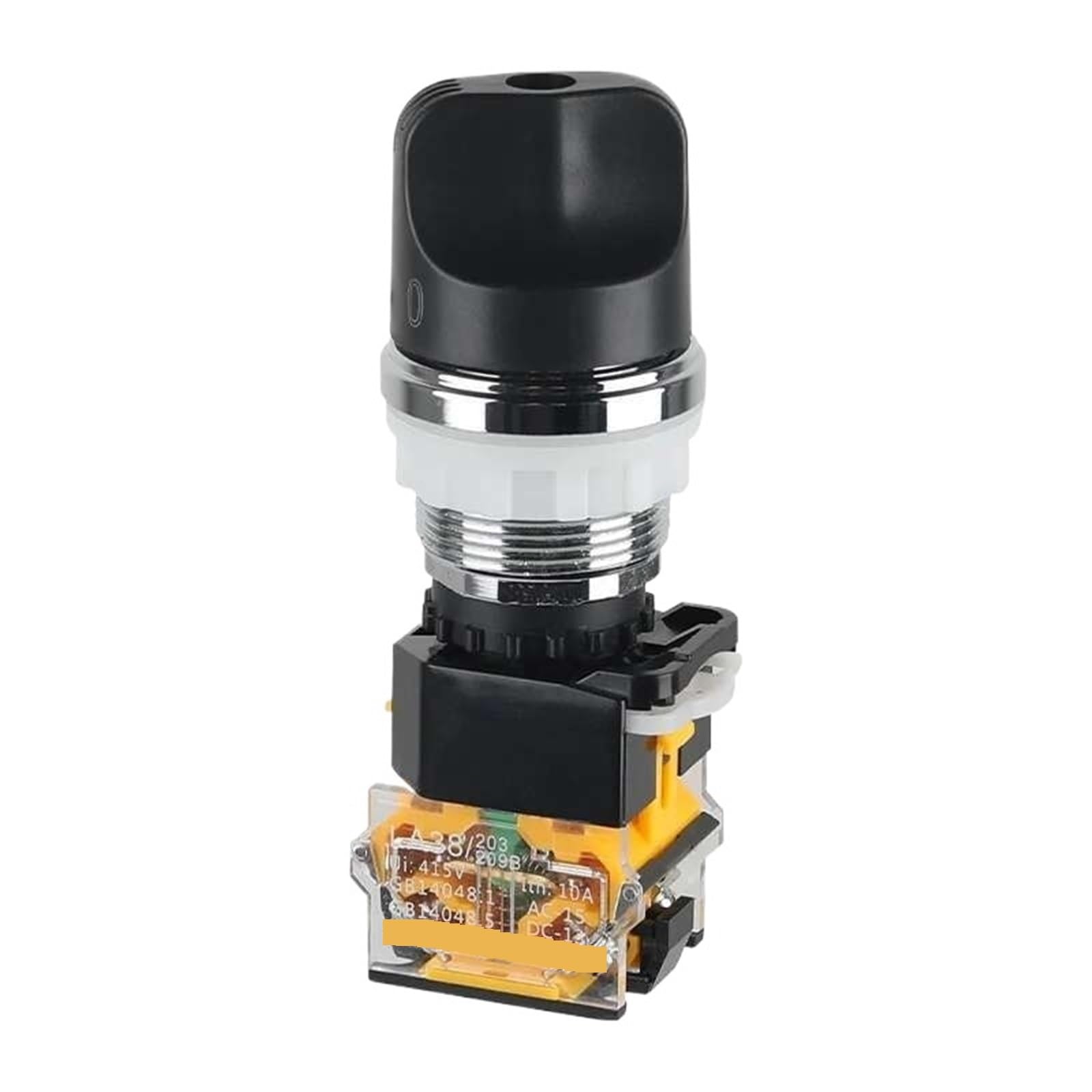 Interruptor giratorio de metal 8050 con control rotativo de contacto 2NC Momentary 2