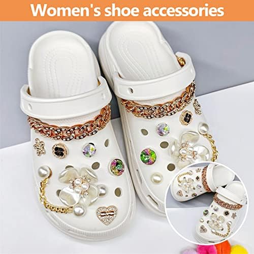 Charms for Clog Sandals, 13pcs Bling Shoe Charms, Crystal Diamond Shoe Charms, Shoe Charms for Women, Shoe Charms, Shoe Decorations, Shoe Charms for Clogs, for Teen Girls Women Party Birthday Gifts