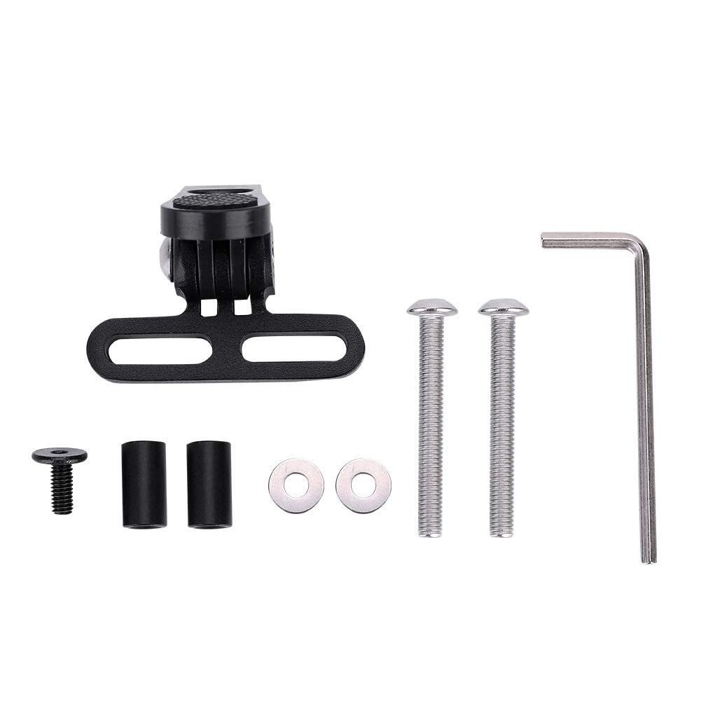 VGEBY Support De Phare Et Lampe Pour Guidon Vélo – Alliage Aluminium Ultra-léger (38 G), 3 Vis, 2 Entretoises, Clé Incluse – Pour VTT Et Vélo De Route