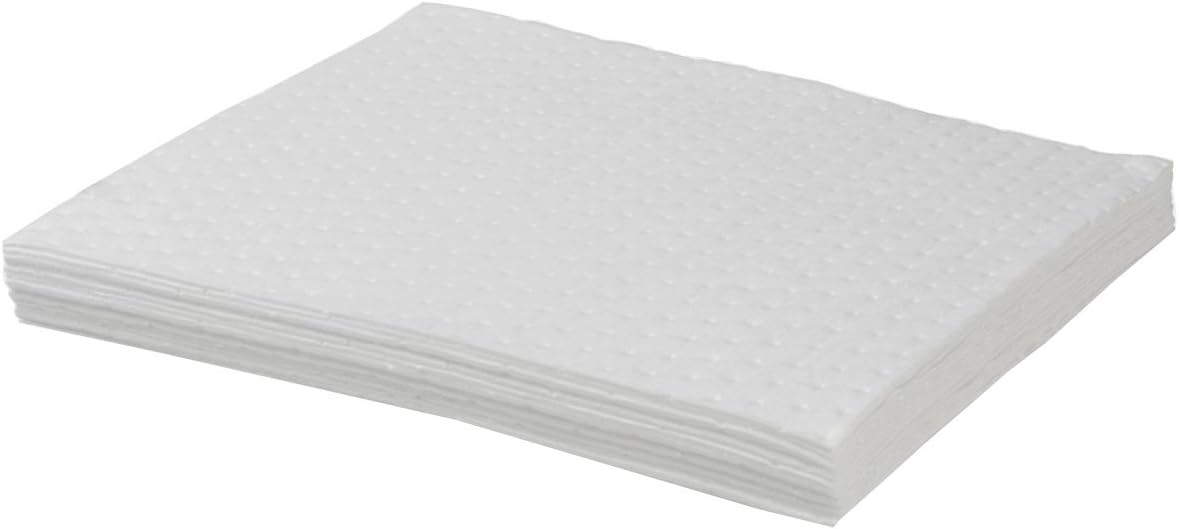(Pack of 10) Premium Oil Absorbent Pads/Mats (Oil/Fuel Only)