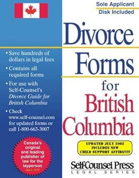 Loose Leaf Divorce Forms BC - Sole W/disk Book