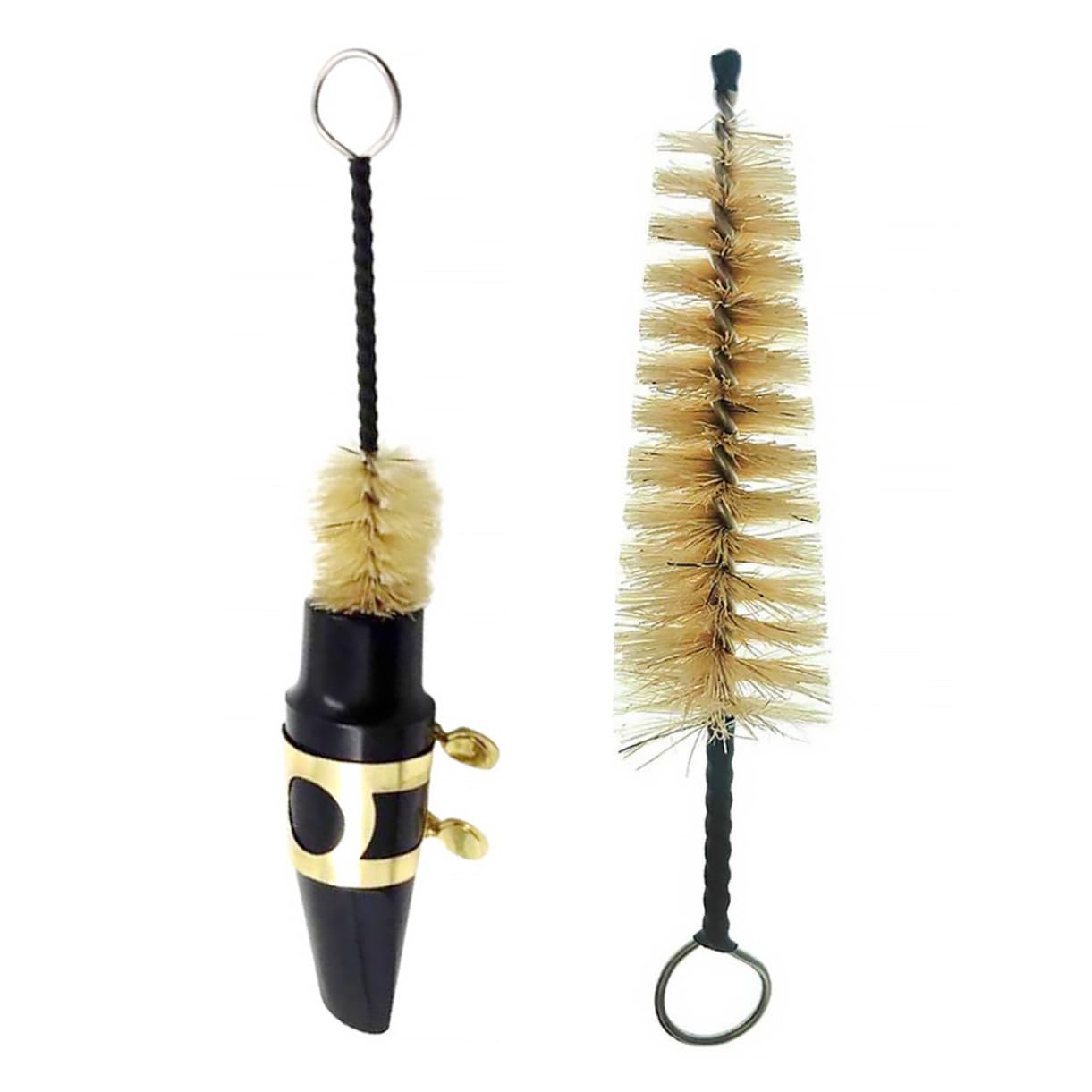 SUPVOX Tenor Saxophone Ligature Saxophone Brush Cleaner Musical Instrument Accessories Clarinet Reed Cleaning Brush