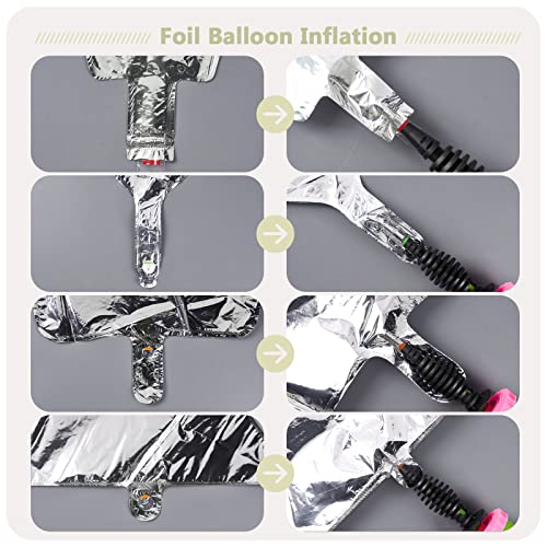Image of PartyWoo Cream White Star Foil Balloons 6pcs Different Sizes Pack of 27 22 Inch Explosion Spike Mylar Balloons for Graduation Wedding Anniversary Birthday Bachelorette Engagement Party Decorations