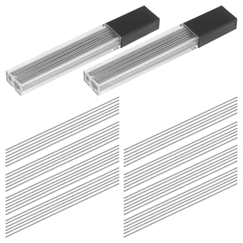 Abaodam Recambios de Núcleos 2b de Resina 0,7 Mm para Portaminas Cortos 6 Cm, Pack de 1000 Unidades Resistentes a Roturas para Lápices de Dibujo y Útiles Escolares
