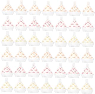 50pcs Triangular Onigiri Wrappers for Rice Balls, Microwave Safe PP