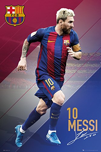FC Barcelona- Messi 16/17 Poster 24 x 36in