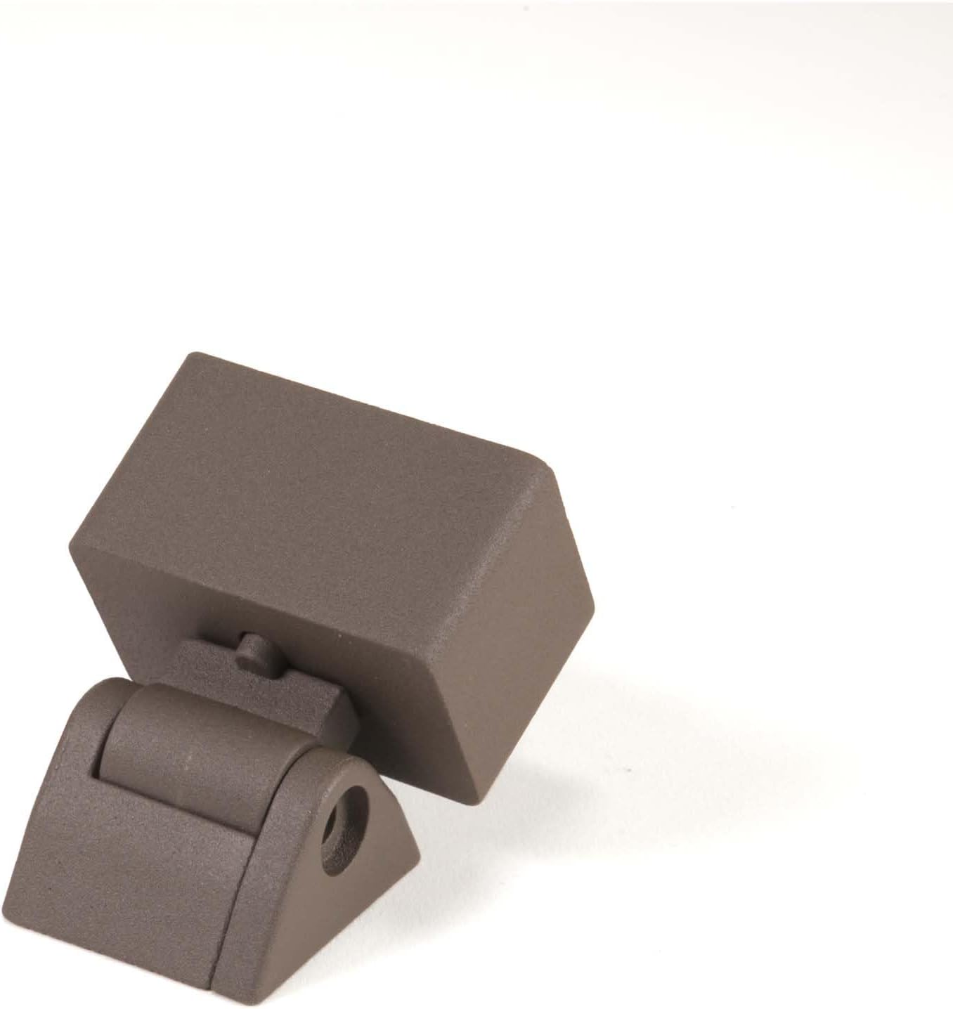 Deckorators Contemporary Rectangular in Stair Top Rail Brackets - Textured Black (with Screws)