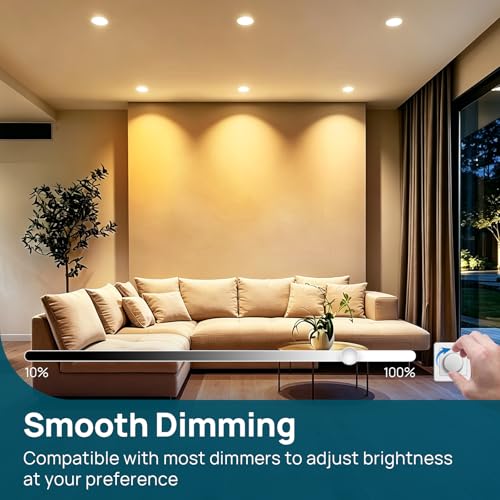 Image of Linkind 12-Pack BR30 LED Flood Light Bulbs Indoor, 10W=65W 850 Lumens 2700K | Dimmable LED Recessed Bulbs, E26 2700K Soft White, UL FCC Certified, Recessed Can Light Bulb for Bedroom Bathroom